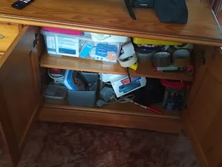 Urge ! Aparador de madera con puertas y cajones