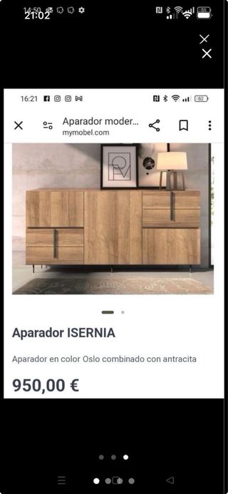 Buffet aparador da cucina in legno nuovo