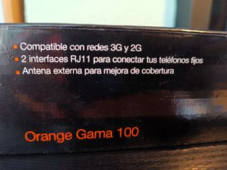 Teléfono Fijo Móvil Orange 3G Batería Emergencia