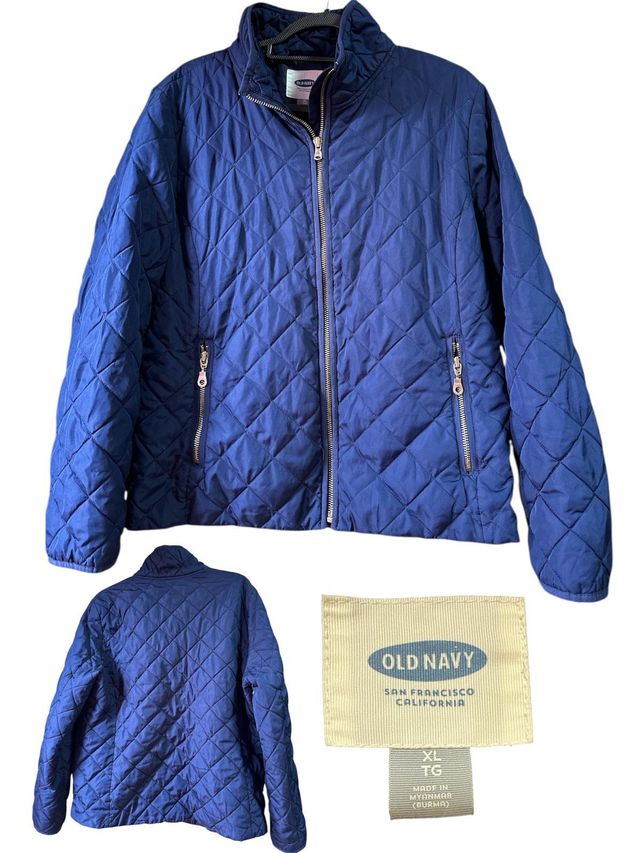 Abrigo Old Navy Acolchado Azul XL