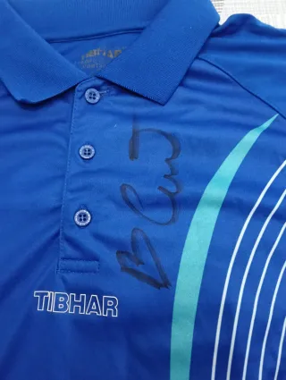 Camiseta Vladimir Samsonov Tibhar Firmada