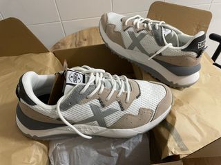 Munich Shibuya 12 Bambas Beige/Gris/Blanco