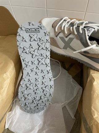 Munich Shibuya 12 Bambas Beige/Gris/Blanco