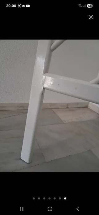 Cabecero Bambú Blanco Semiantiguo  1'60