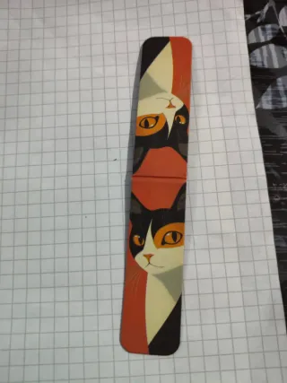 Segnalibro magnetico gatto calico