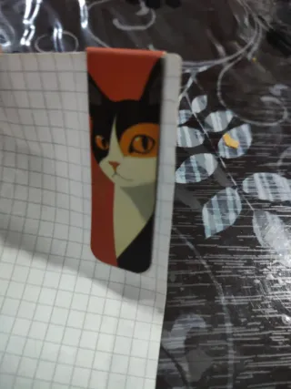 Segnalibro magnetico gatto calico