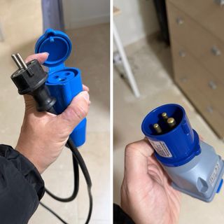 Cable Electricidad para Camper + adaptador