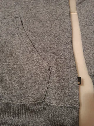 Sudadera con capucha Quiksilver gris