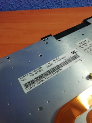 Teclado Lenovo Negro Portátil