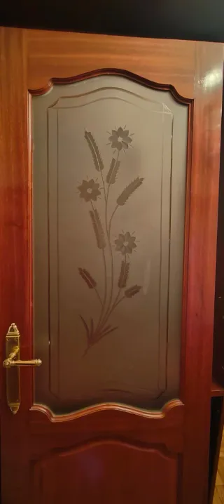 Puertas de madera maciza para salón