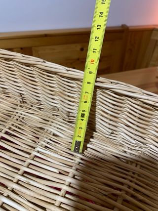 Cesti decorativi natalizi in vimini