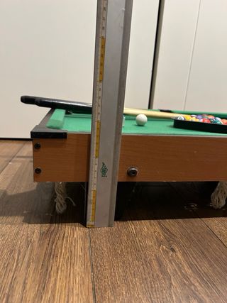 Mini mesa de billar con accesorios