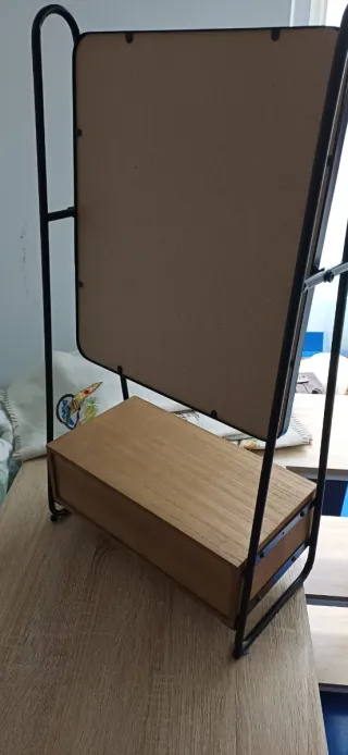 Espejo tocador con cajón