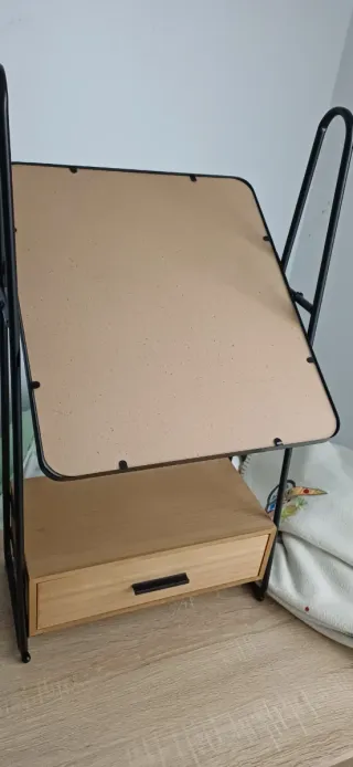 Espejo tocador con cajón