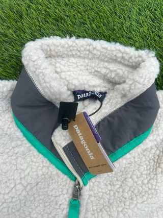 Felpa Patagonia Taglia L Beige/Grigio