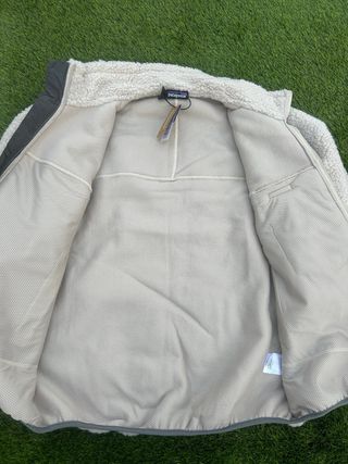 Felpa Patagonia Taglia L Beige/Grigio