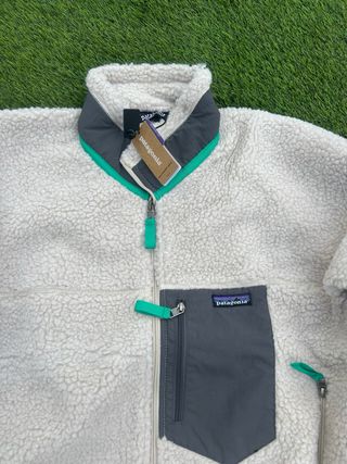 Felpa Patagonia Taglia L Beige/Grigio