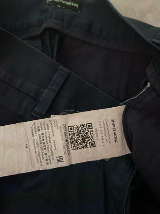 Pantaloni Armani Blu