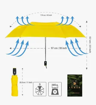 Paraguas Golden Lemur varios colores preguntar