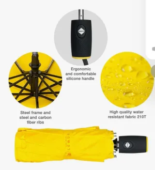 Paraguas Golden Lemur varios colores preguntar