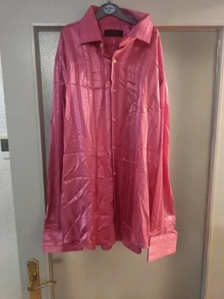 Camisa Casima Fiesta Rosa Talla l