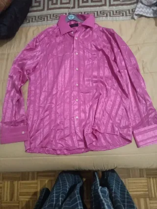 Camisa Casima Fiesta Rosa Talla l