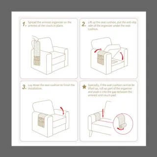 Organizador Reposabrazos Sofá SITHON