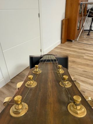 Guitarra Electroacústica California Negra Mate