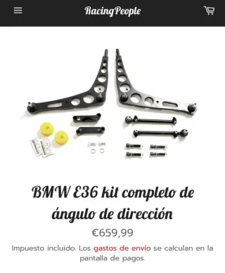 Brazos de angulo de giro para BMW E36 (2 uds)