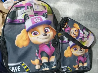 Mochila y neceser Skye Paw Patrol y estuche