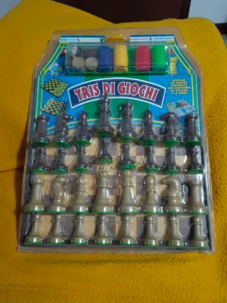 Tris di Giochi Scacchi Dama parchis