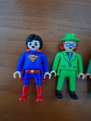 Lote 4 Figuras Playmobil Superhéroes DC