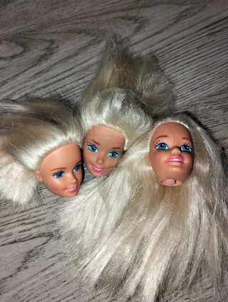 3 teste Barbie per recupero