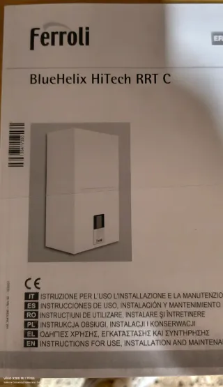 Caldera gas Ferroli BlueHelix Hitech RRT34C Nueva