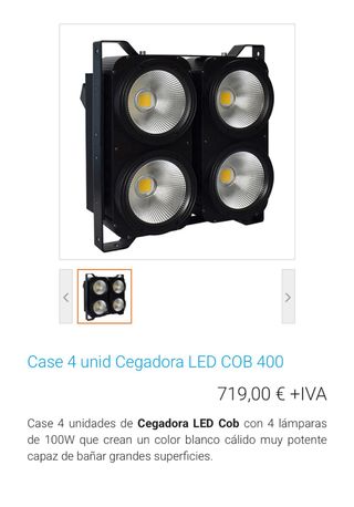 Foco Cegadora LED COB 4 Lámparas