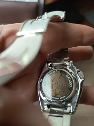 Reloj Seiko Azul y Plateado