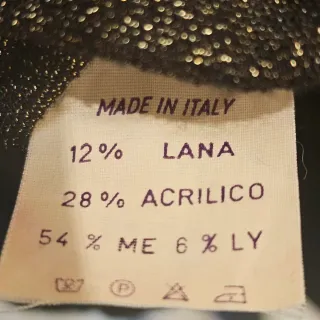 Maglietta donna corta arricciata laminata marrone