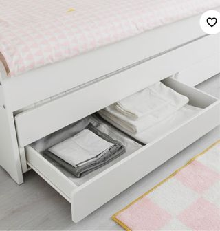 Cama inferior con almacenaje Slakt Ikea