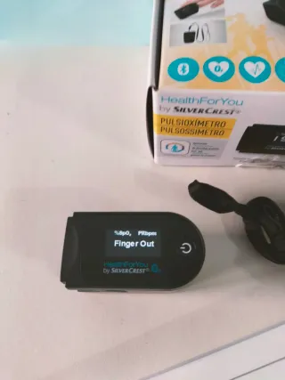 Saturimetro Pulsossimetro Silvercrest HealthForYou