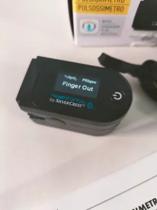 Saturimetro Pulsossimetro Silvercrest HealthForYou