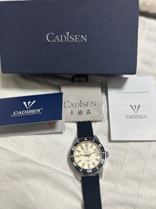 Reloj Cadisen Automático Beige/Negro