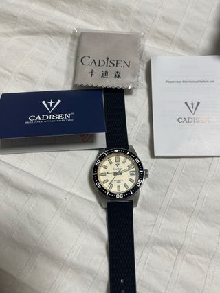 Reloj Cadisen Automático Beige/Negro