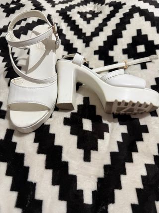 Sandalias blancas plataforma
