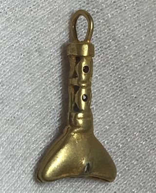 Colgante Cola Ball Tayron Oro Tumbaga Precolombino