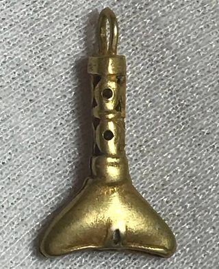 Colgante Cola Ball Tayron Oro Tumbaga Precolombino