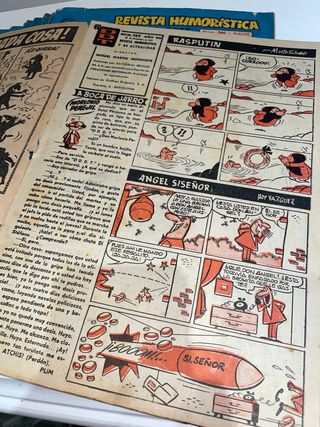 26 comics el DTT revista humorística adulta antigu