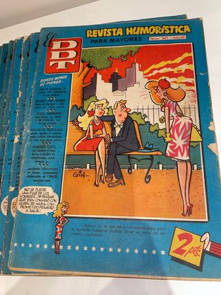 26 comics el DTT revista humorística adulta antigu