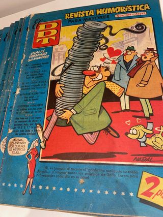 26 comics el DTT revista humorística adulta antigu