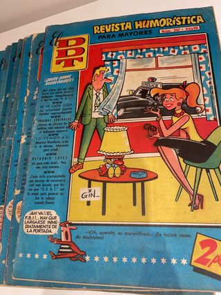 26 comics el DTT revista humorística adulta antigu