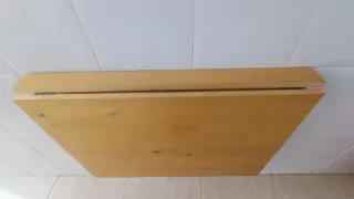 Mesa de cocina de madera plegable